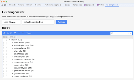 LZ-String Viewer extension screenshot